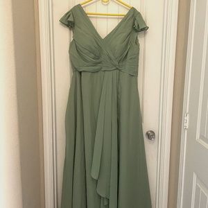 Sage Bridesmaid Dress Plus Size